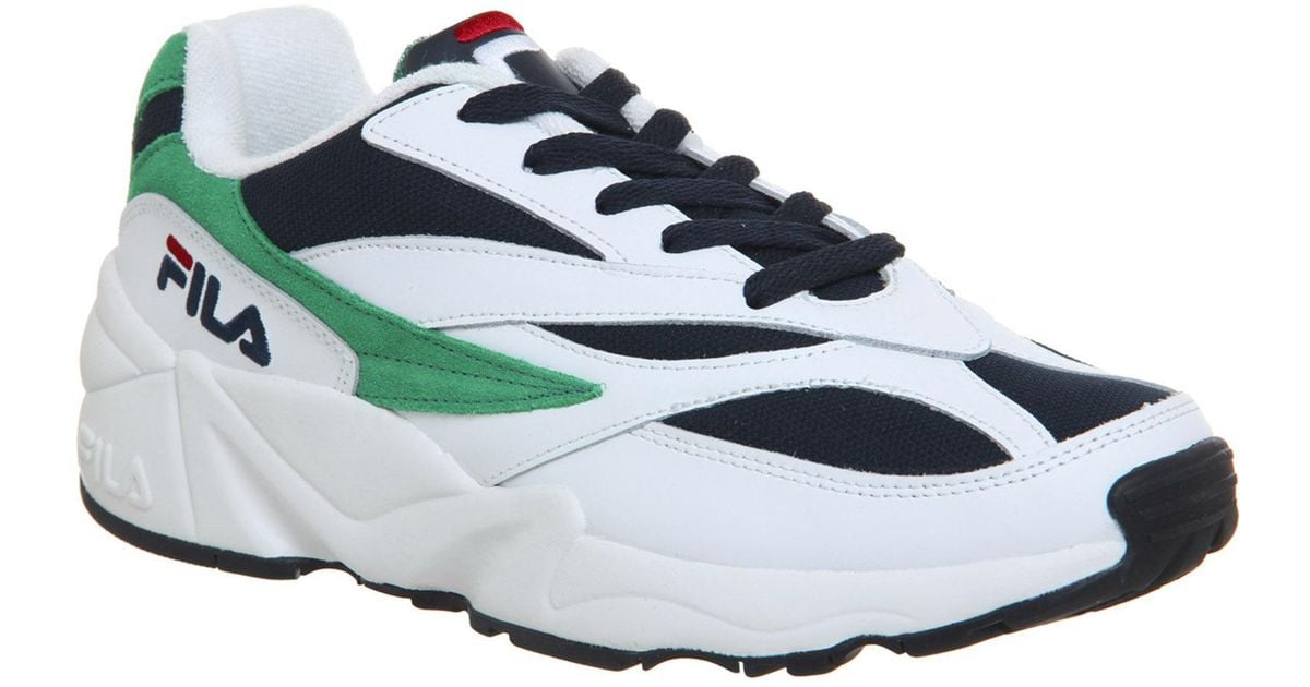 fila tennis shoes mens blue