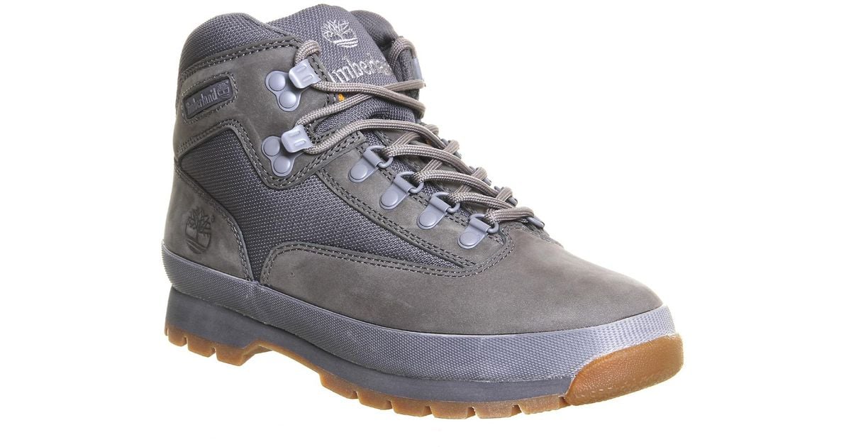 timberland leather and haircalf hikers