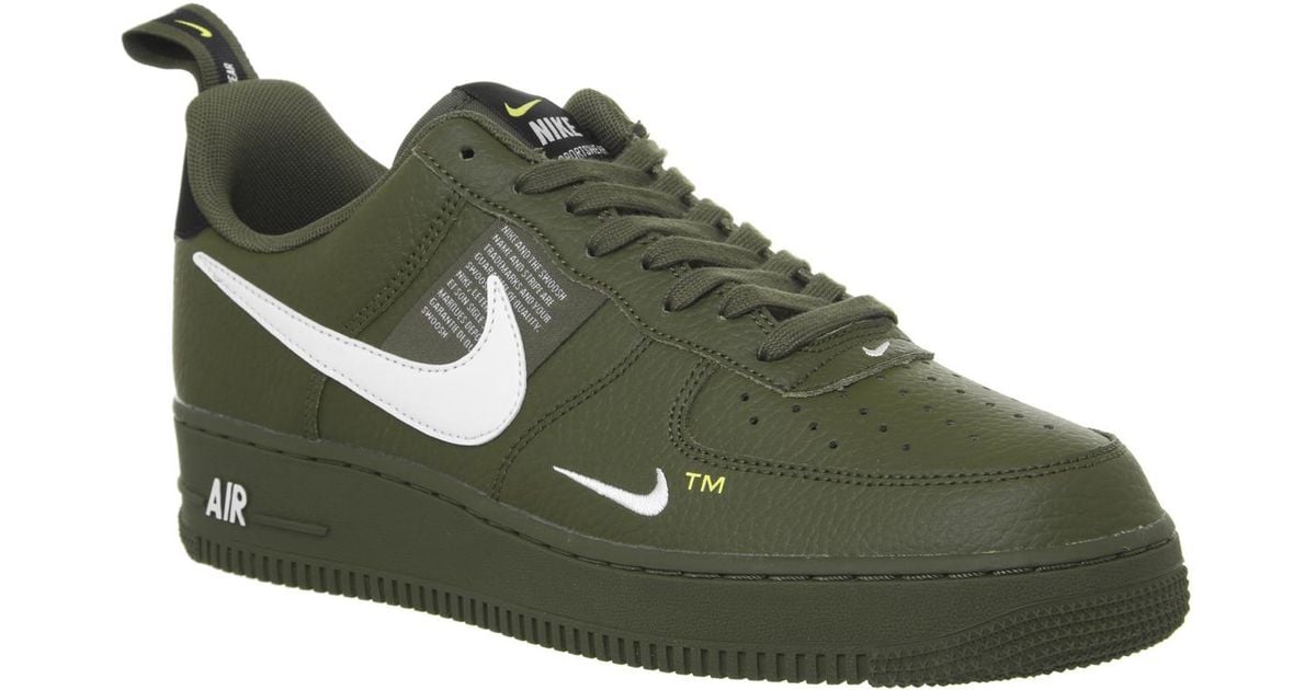 nike air force 1 low olive green