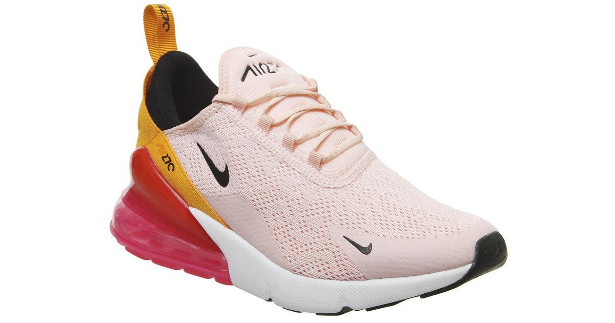 nike pink air max 270 trainers