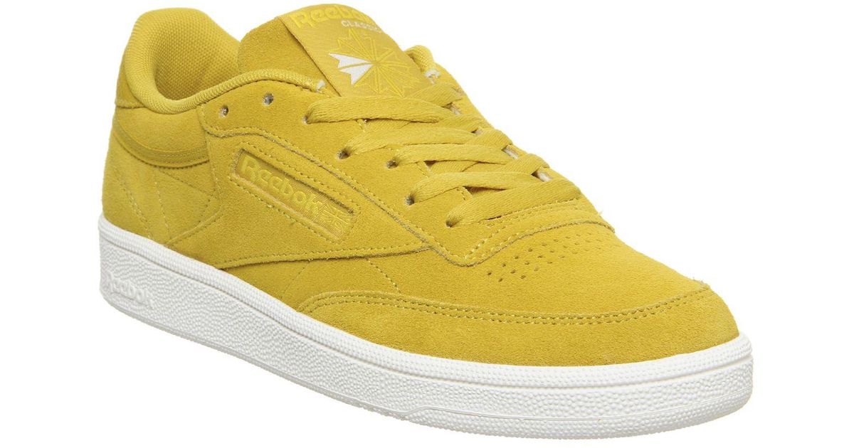reebok club c 85 yellow