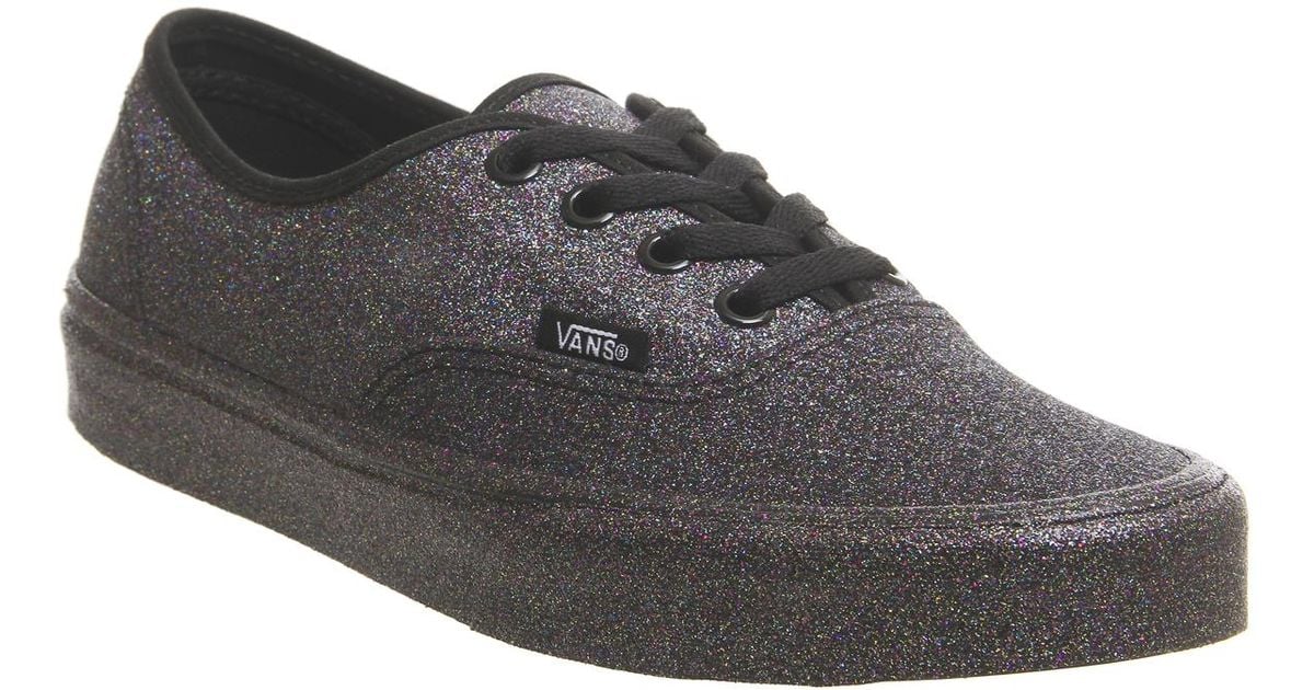 Vans Rubber Authentic Trainers in Black 