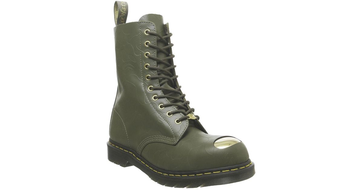 10 hole doc martens steel toe