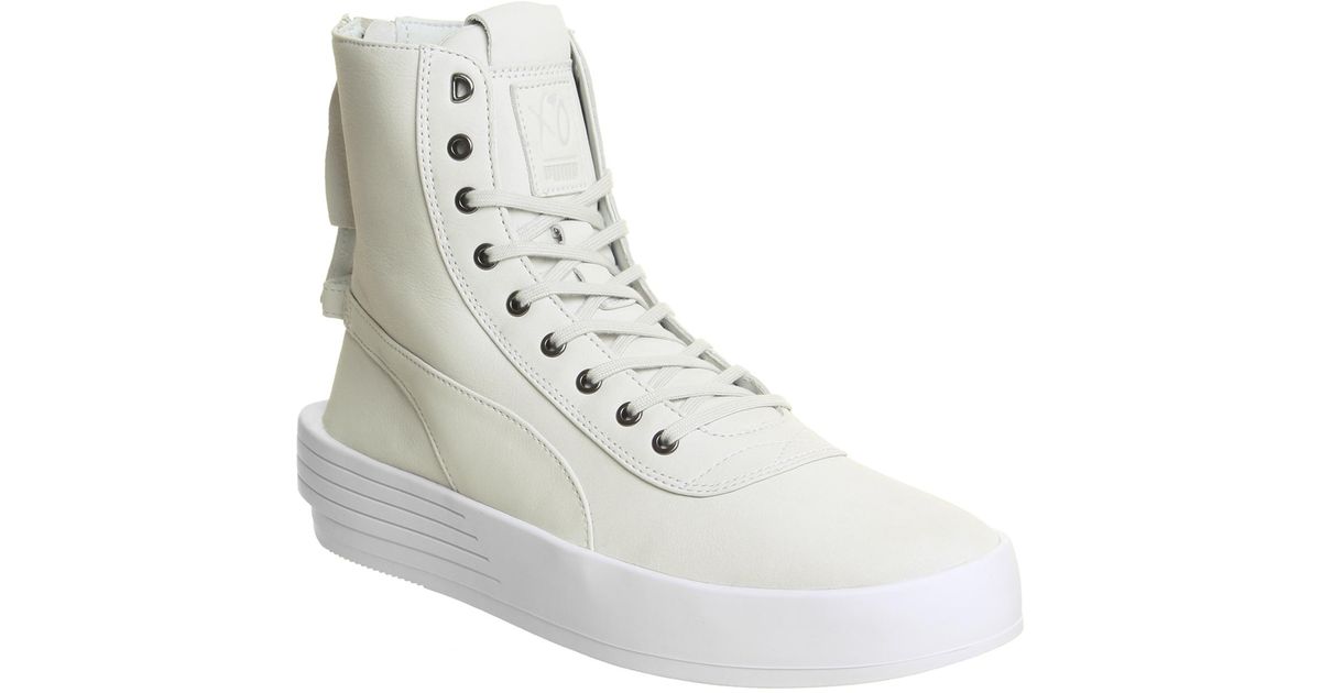 PUMA Leather Xo Parallel Boot in White 