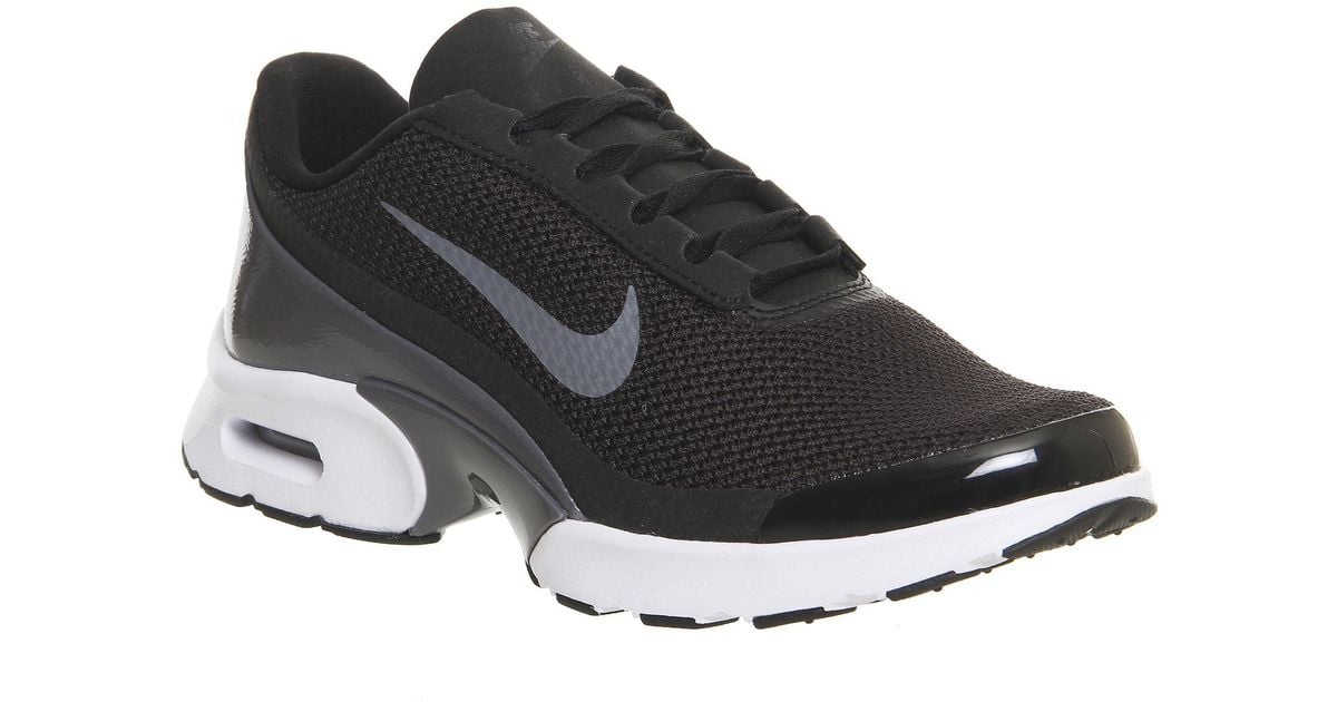 nike air max jewell iridescent trainers in black