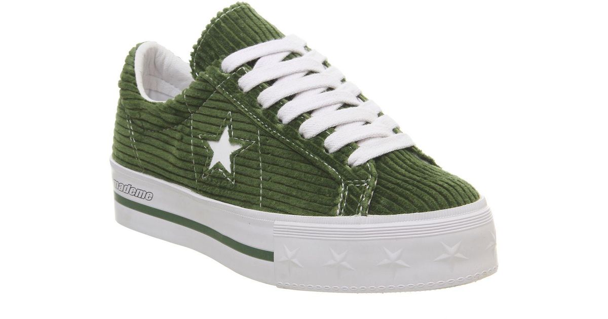 corduroy converse green