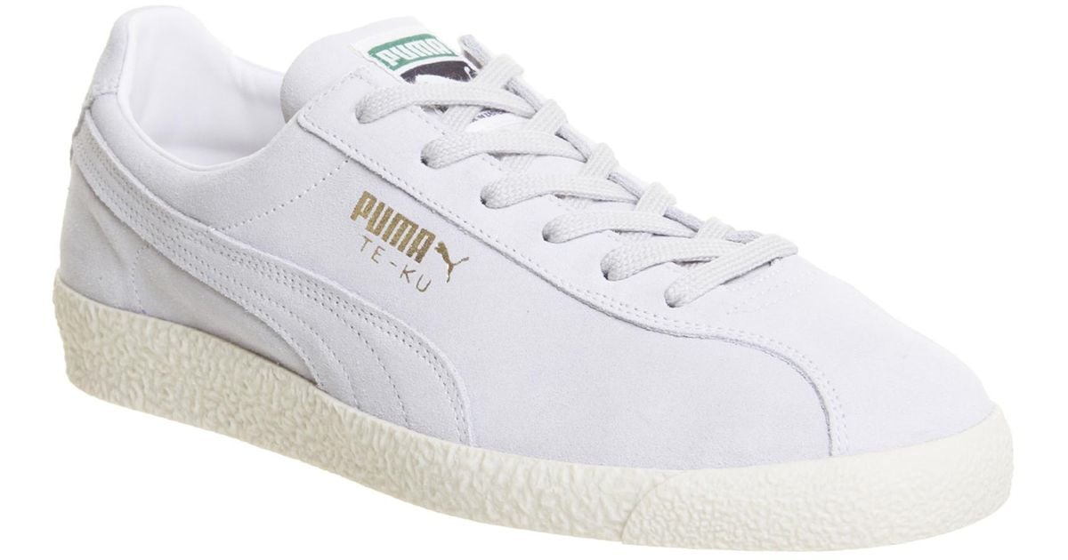 PUMA Leather Teku in White for Men - Lyst