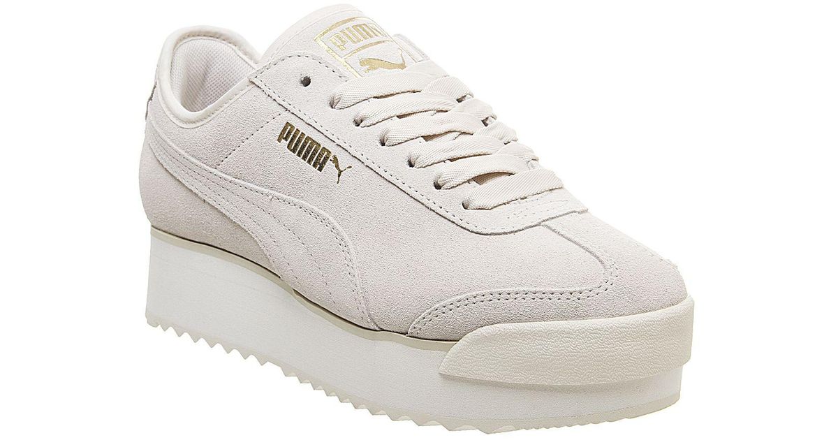 puma roma platform sneakers