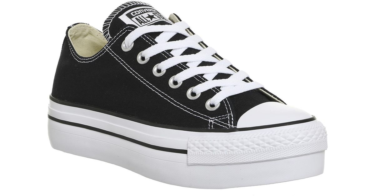 converse all star black and white leather
