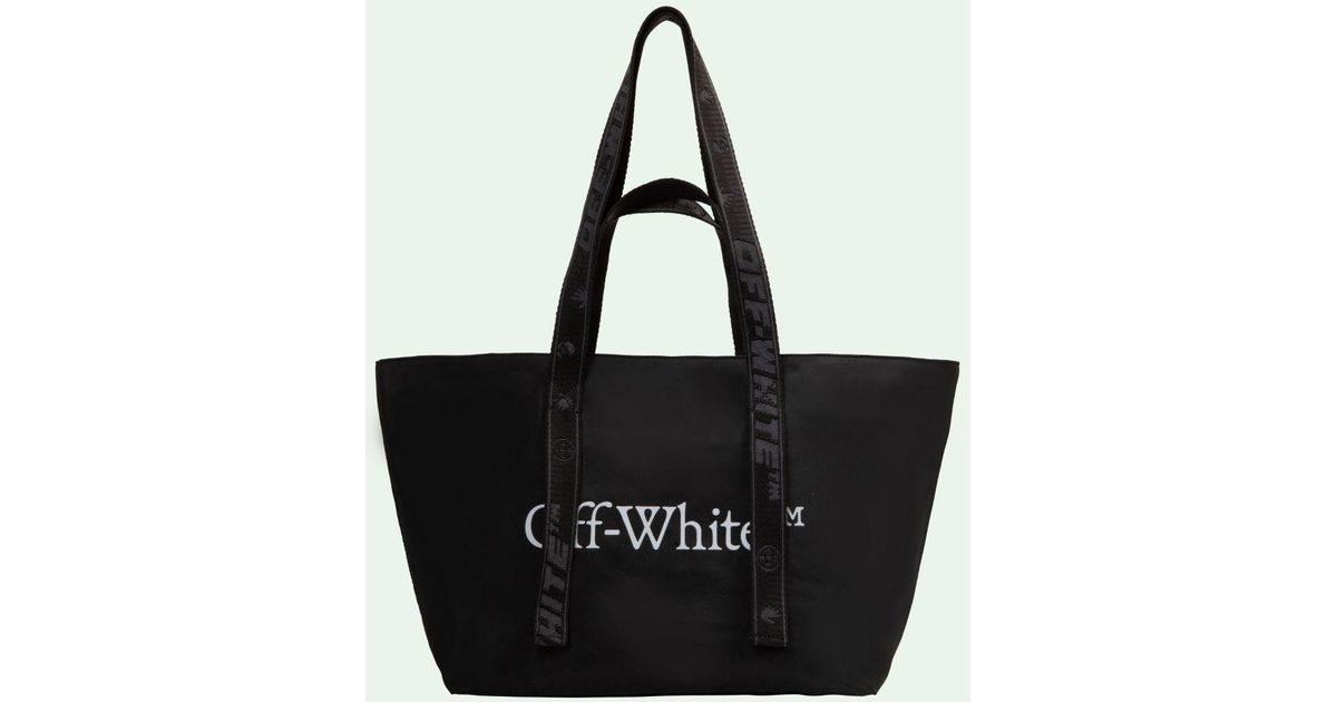 Totes bags Off-White - Small Commercial Tote bag in black -  OWNA143R21FAB0011001