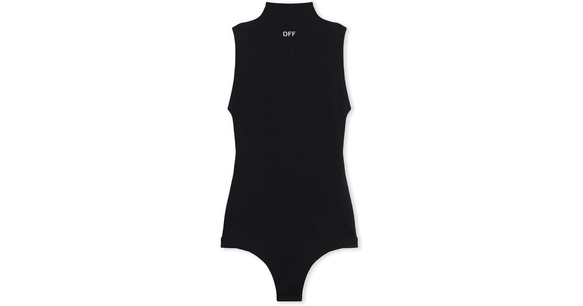 Off-White c/o Virgil Abloh Co Off Stamp Rib Body in Black | Lyst UK