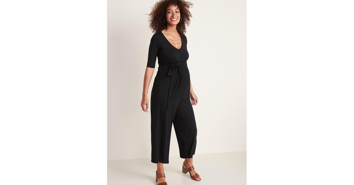 old navy maternity jumpsuit
