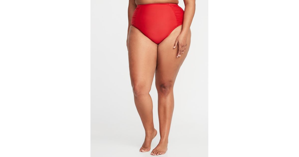 plus size navy swim bottoms