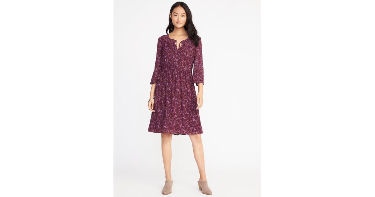 old navy purple dress
