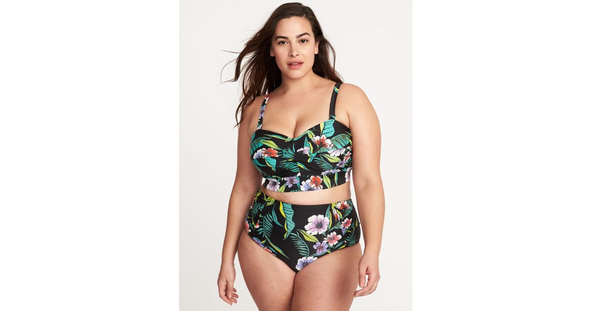 old navy plus size swimwear