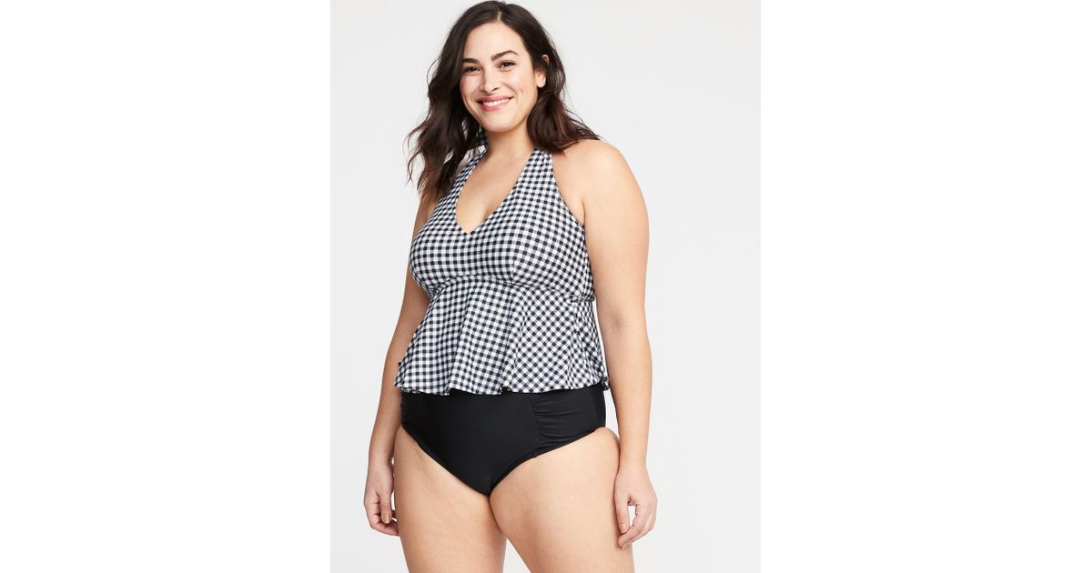 old navy peplum swim