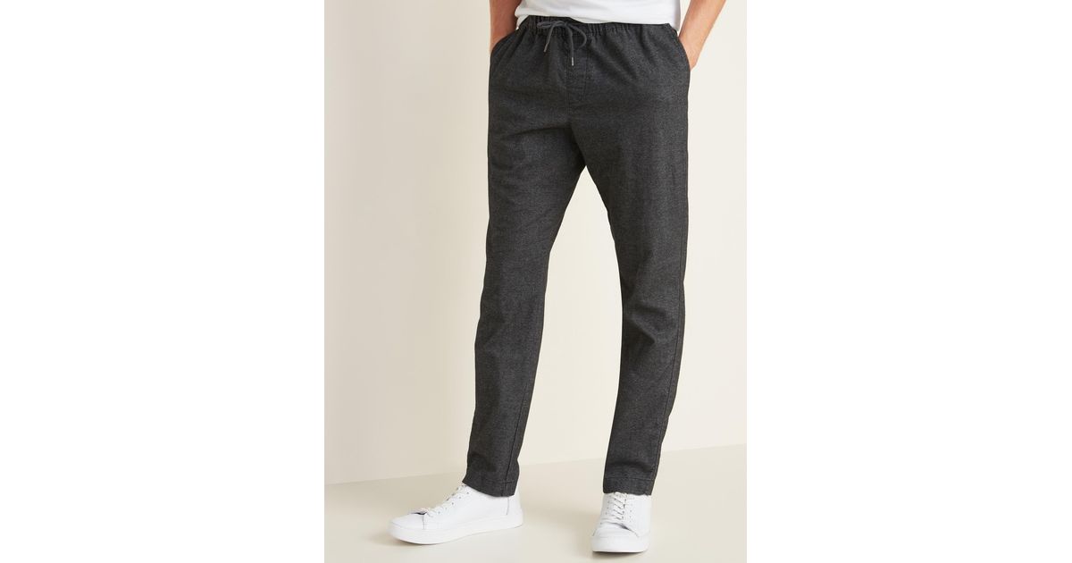 relaxed slim pull on anytime chinos for men