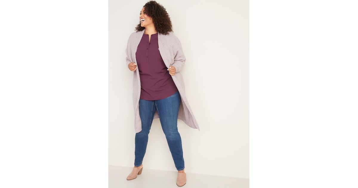 old navy super long cardigan