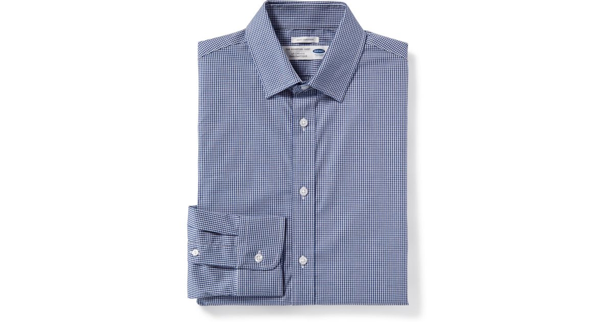 old navy signature non iron slim