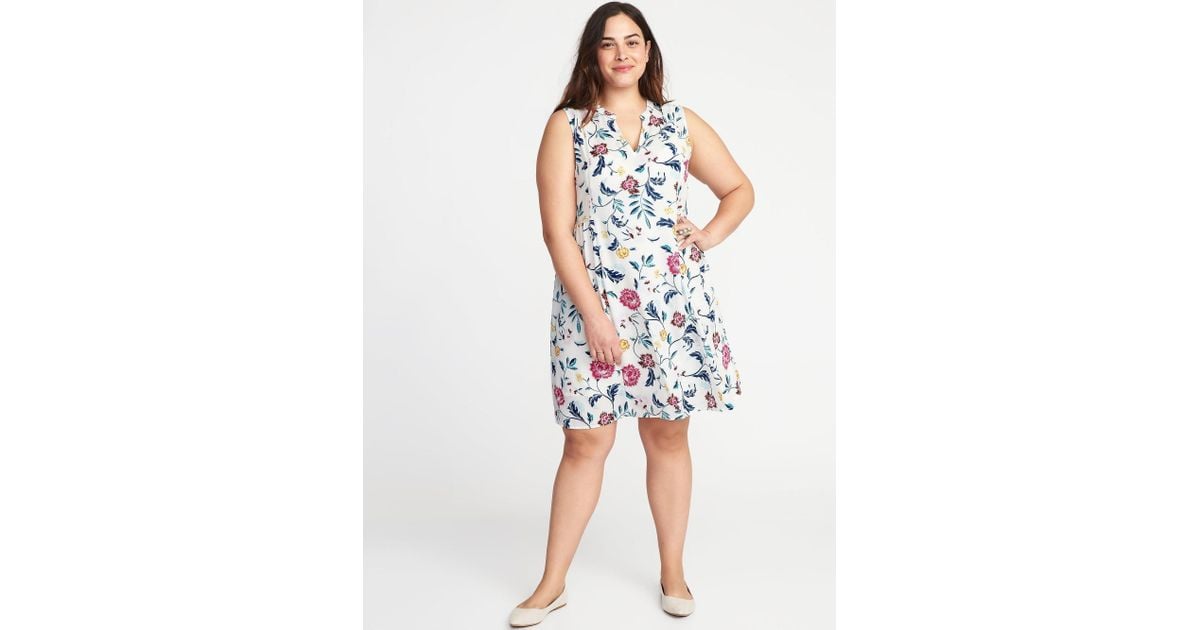 white floral dress old navy