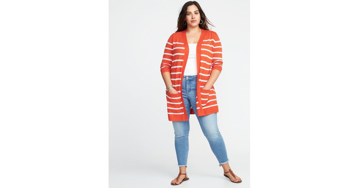 red cardigan old navy