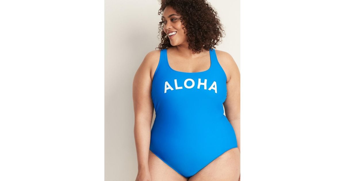 old navy aloha swimsuit