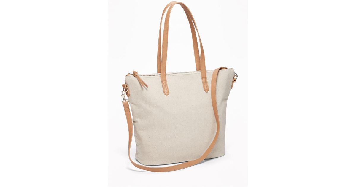 old navy leather tote
