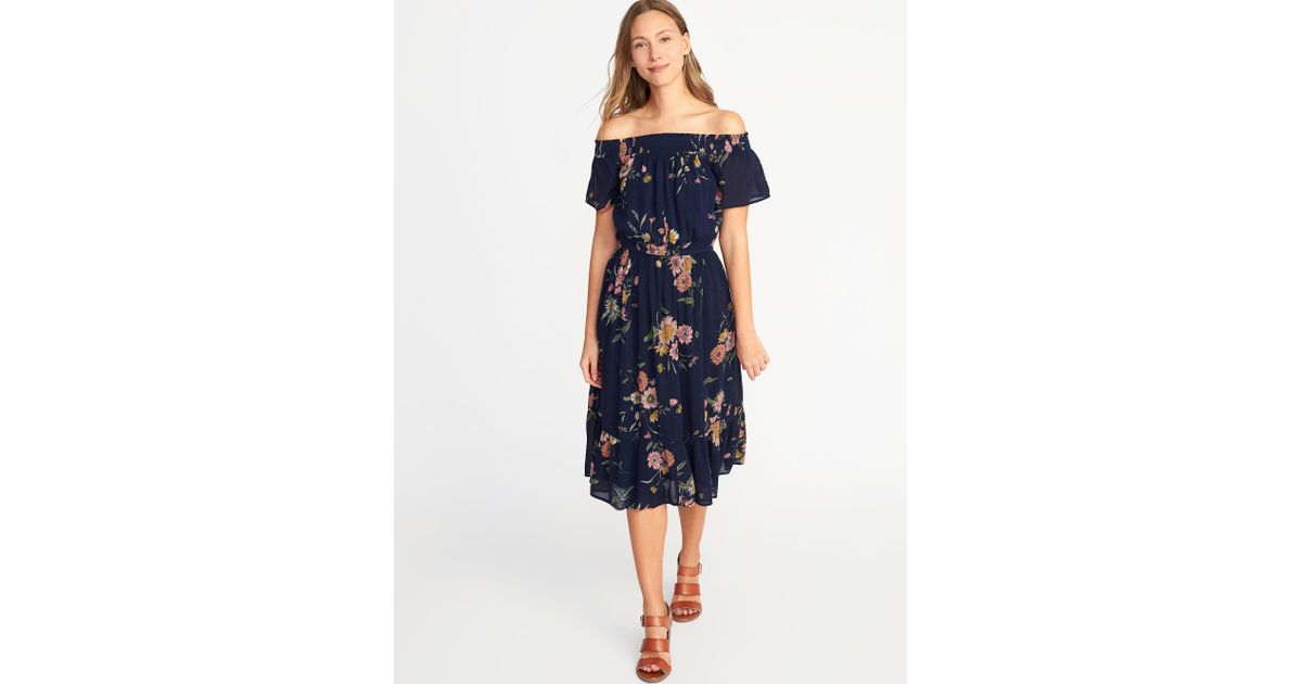 old navy floral midi dress