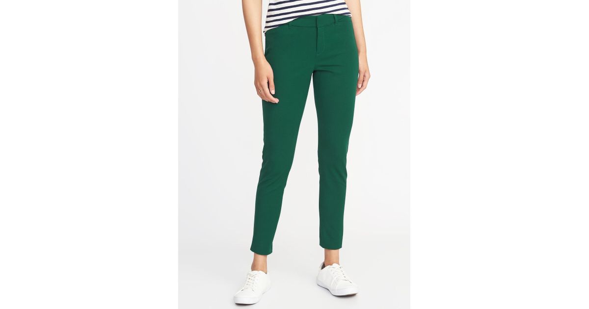mid rise pixie ankle pants old navy