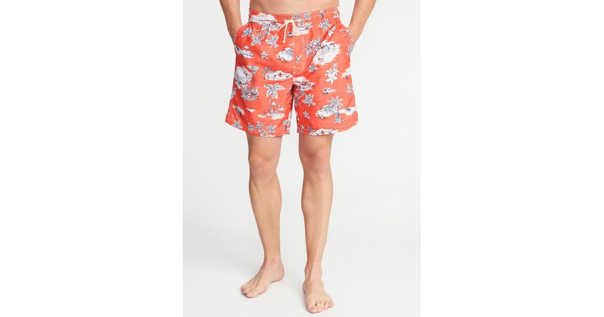 men's 8 inch swim trunks
