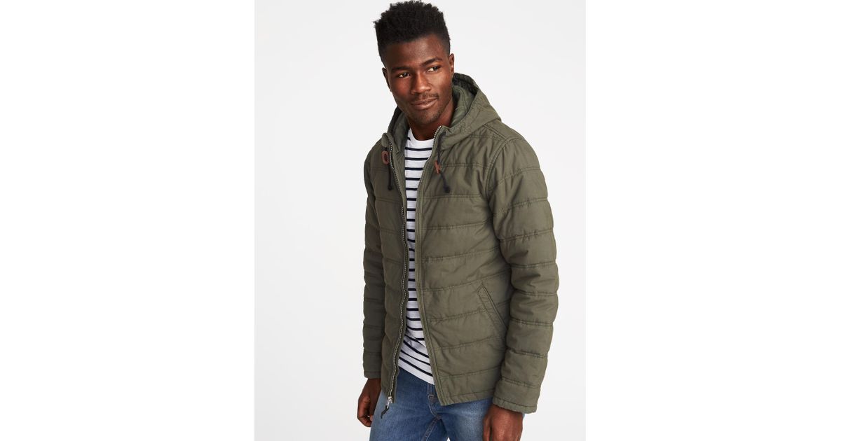 mens navy hooded jacket