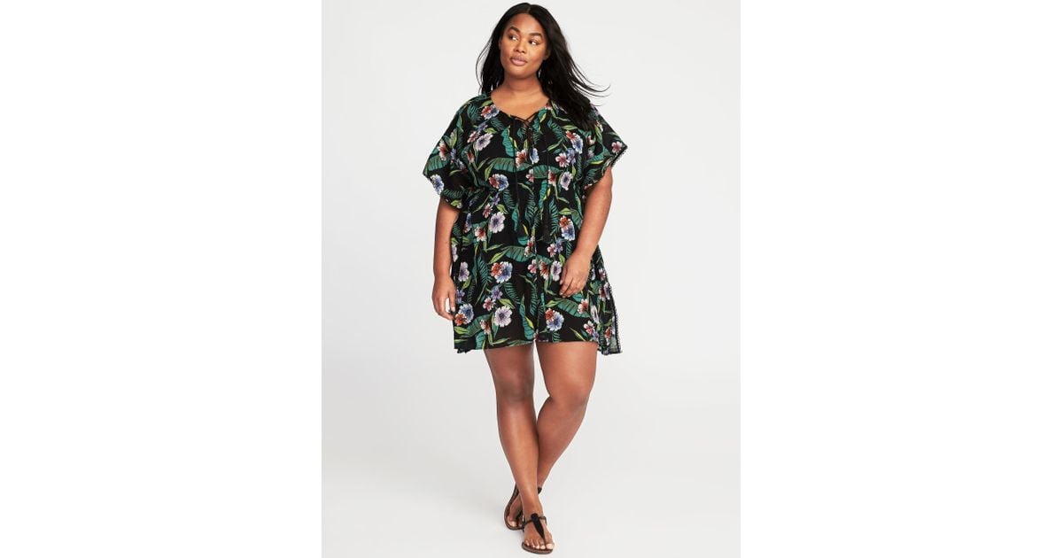 old navy plus size swim cover up