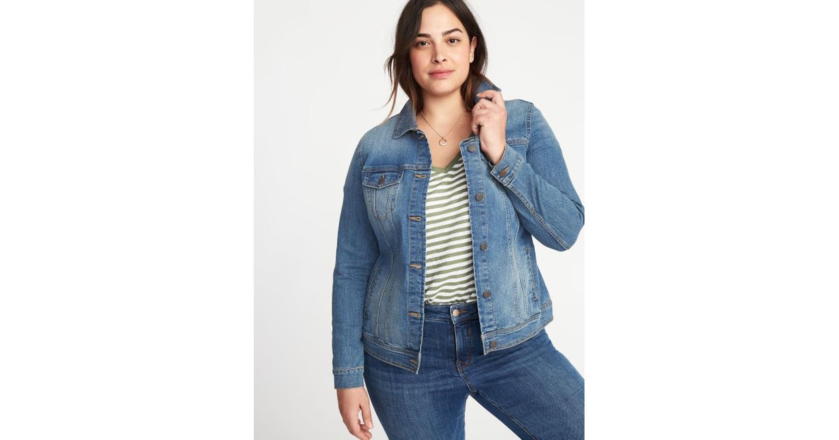 old navy plus size denim jacket