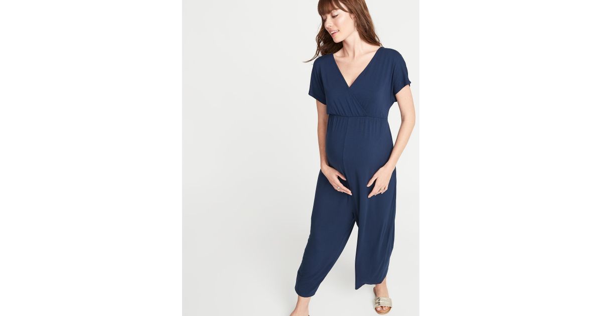 old navy maternity jumpsuit