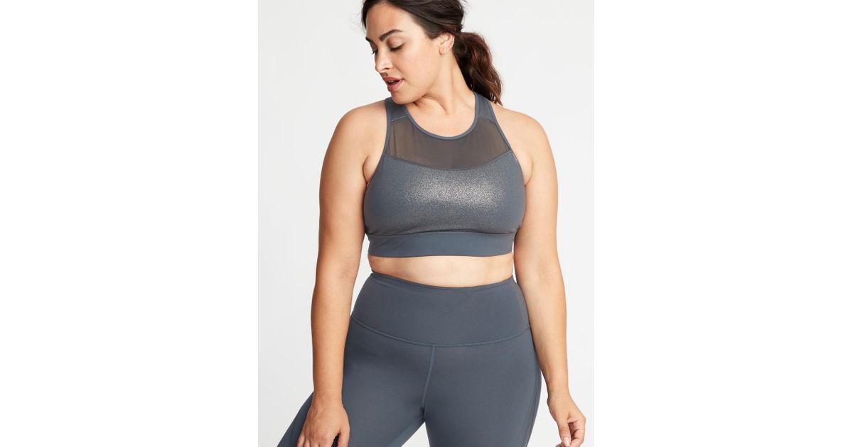 old navy plus size sports bra