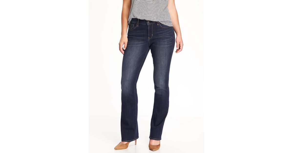 old navy women's curvy bootcut jeans