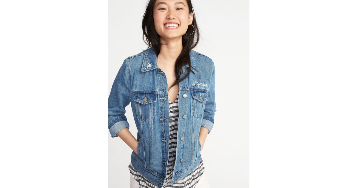 old navy embroidered jeans