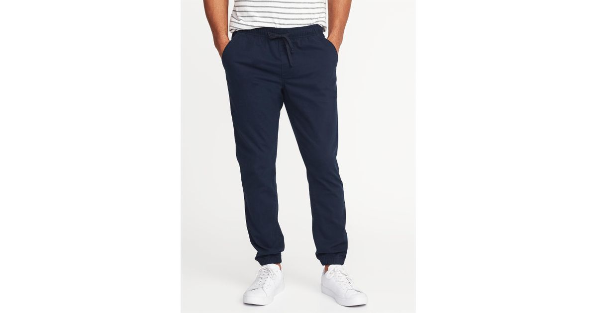 built in flex twill joggers old navy