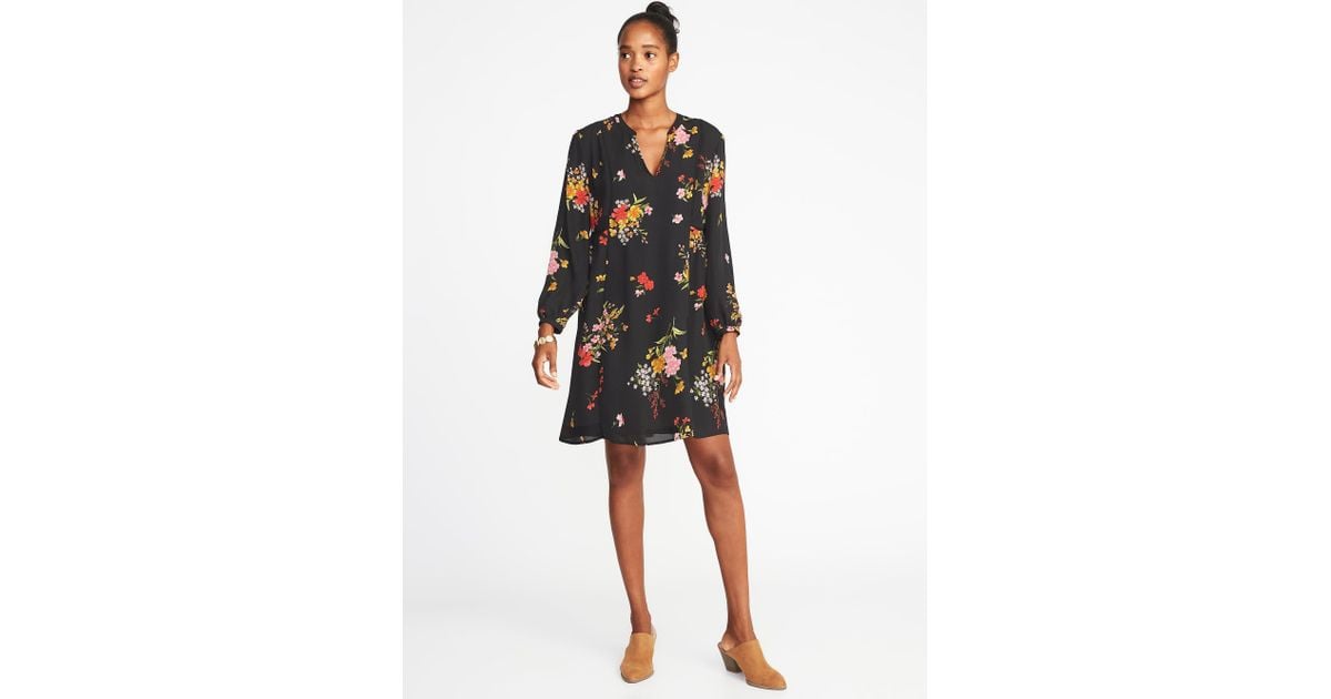 old navy georgette swing dress