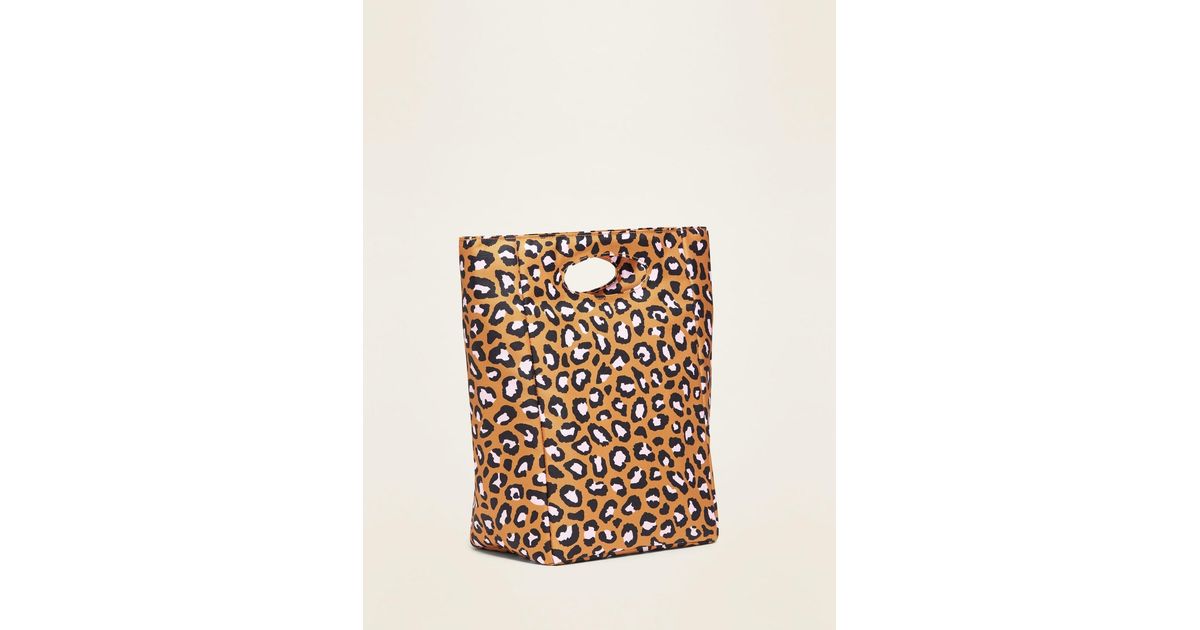 old navy graphic canvas lunch tote