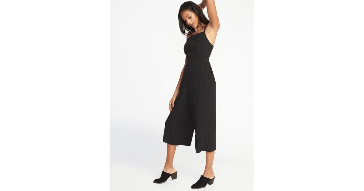 old navy square neck jumpsuit