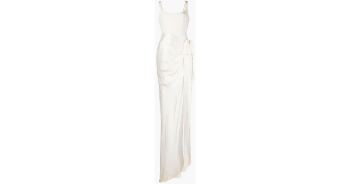 Cinq À Sept Women's Marian Gown in Ivory (White) | Lyst