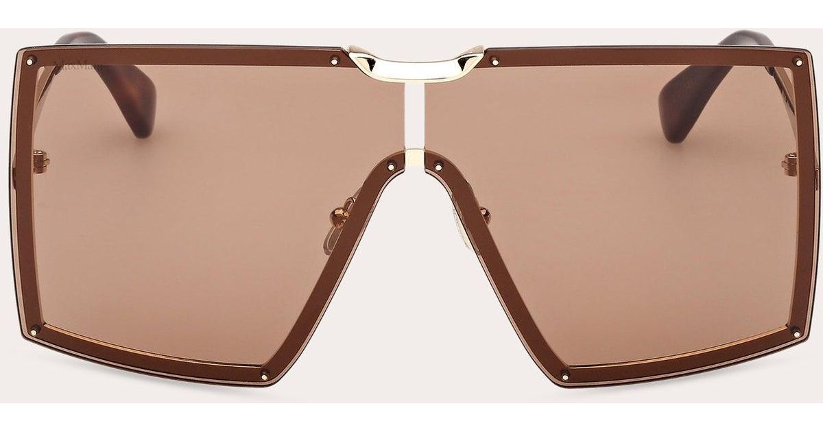 Max Mara Gold Metal Sunglasses main image 1