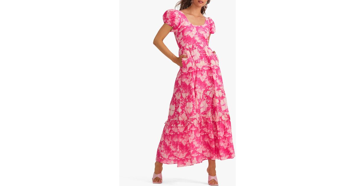 LoveShackFancy Cotton Women's Karalie Dress in Pink | Lyst