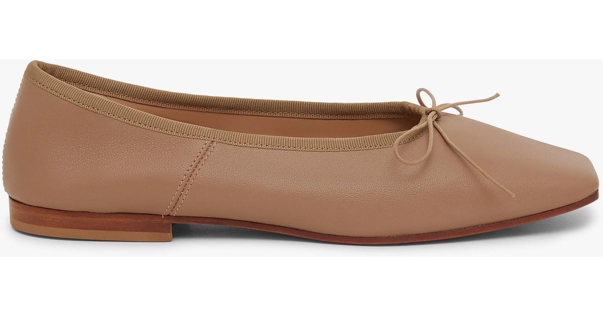 mansur gavriel square toe flats