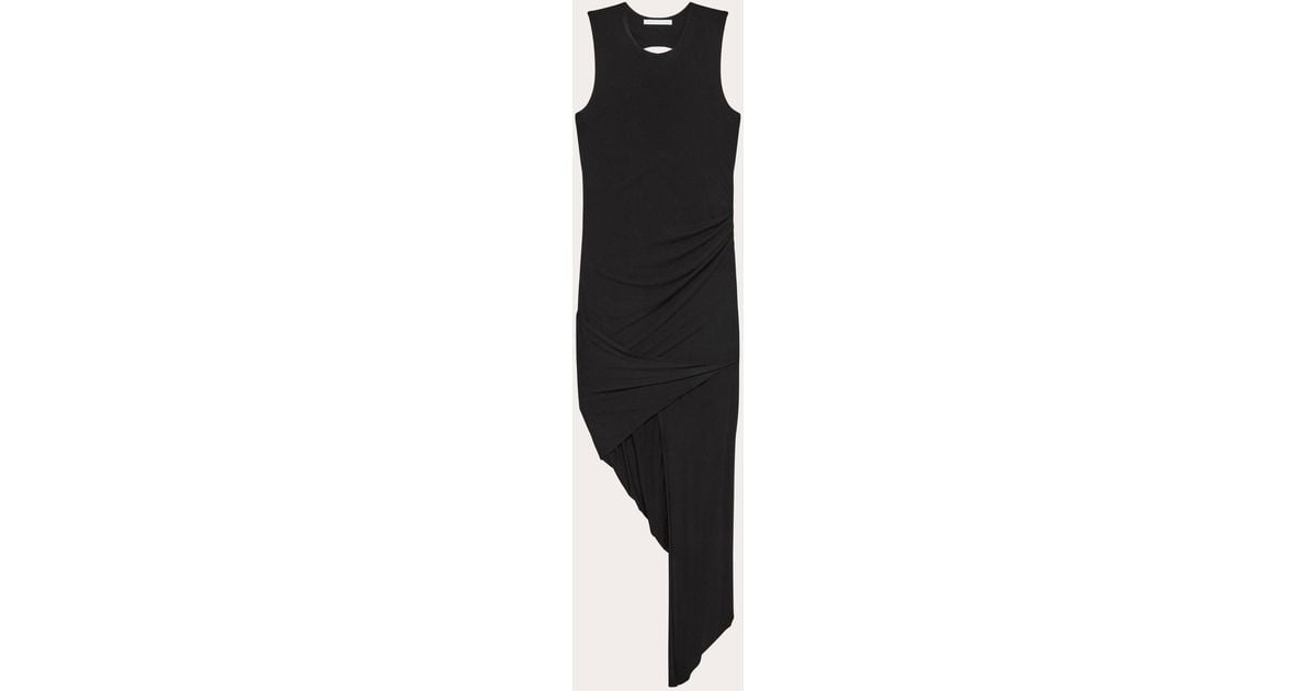 jersey dress maxi Ulla Johnson | Women's Amari Jersey in Round Neck Long Sleeve Maxi Dress Size XL | Evening Dress | Wedding Guest Dresses main image 1