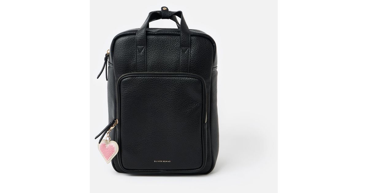 Mami Backpack Oliver Bonas Mami Laptop Backpack in Black | Lyst UK