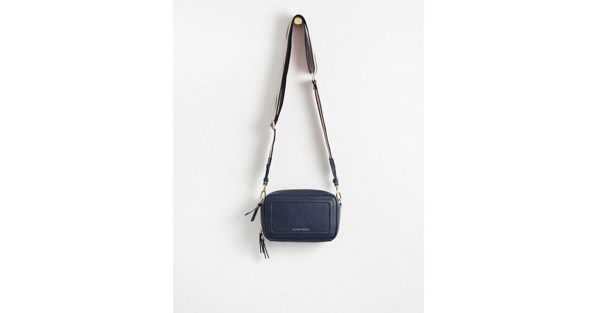 Oliver Bonas Simen Navy Crossbody Camera Bag in Blue Lyst