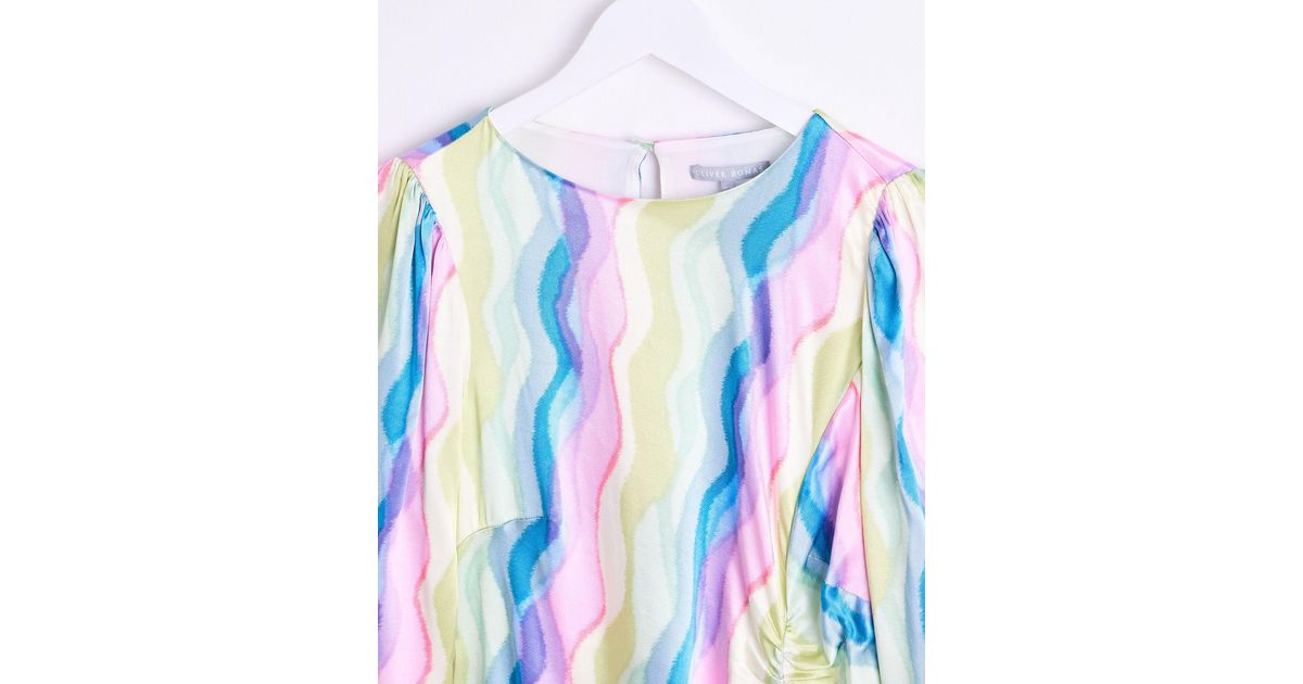 Oliver bonas rainbow dress new arrivals