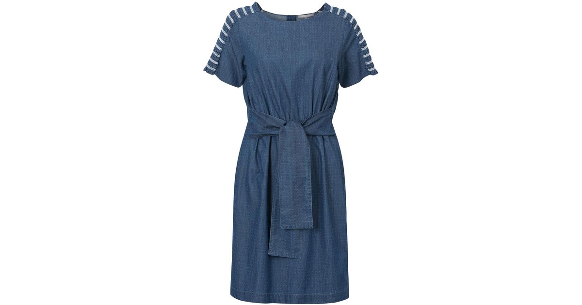 oliver bonas denim dress